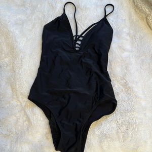 Black bathing suit